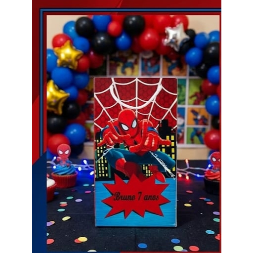 Sacolinha Surpresa Personalizada HOMEM ARANHA| Qualquer Tema | Lembrancinha com nome e idade