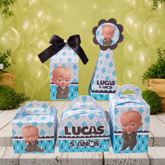 KIT CAIXINHAS PERSONALIZADAS PODEROSO CHEFINHO LEMBRANCINHA DE FESTA/ANIVERSÁRIO/PEGUE E MONTE
