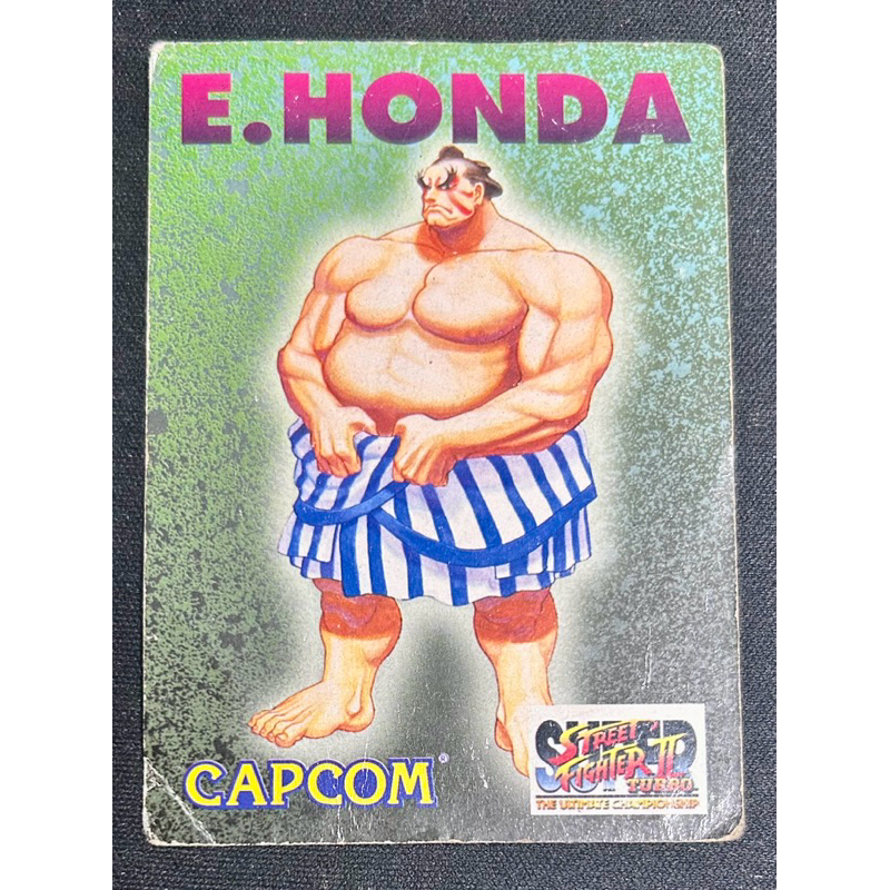 Card Capcom E.Honda Arcade Super Street Fighter 2 Turbo