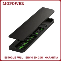 Apoio de Pulso Teclado Descanso Ergonômico com Kit de Limpeza Organizador Mesa Multifuncional