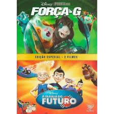 DVD DUPLO DISNEY FORÇA G , A FAMILIA DO FUTURO