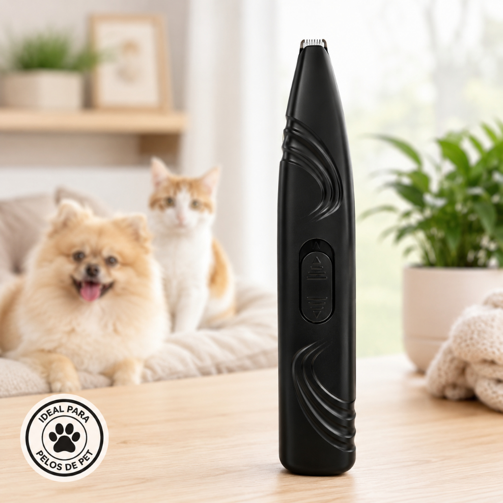 Máquina De Tosa Pet Para Patas Olhos Orelhas Aparador De Pelos Cão Gato Silenciosa Profissional