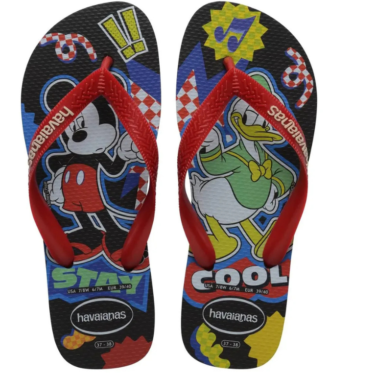 Chinelo Havaianas Top DISNEY CLASSICS - MICKEY e PATETA - 100% ORIGINAL