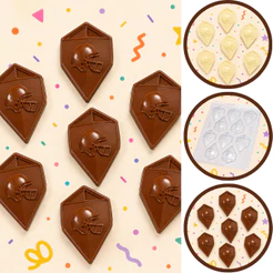 Forma Simples PIPA 9674 (i8) em Acetato BWB Para Bombom e Doces de Chocolate e Confeitaria (CHOCO)