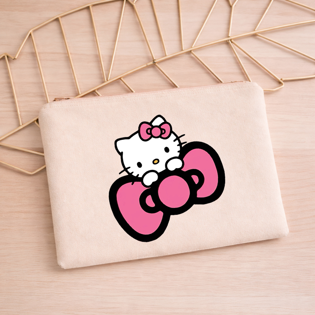 Kit 10 Necessaire Hello Kitty Laço Bolsinhas Lembrancinha Personagem Envio Imediato