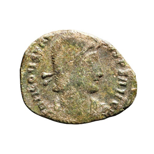 follis - Constâncio II - Moeda do Império Romano (337–361 d.C.) - c. 337-361 d.C