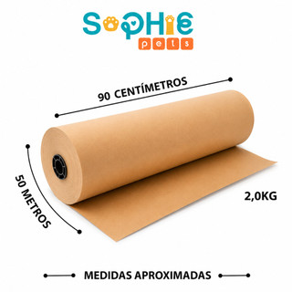 Papel Bobina Rolo Semi Kraft Pardo Embalagem 90cmx50m 60cmx50m 15cmx50m 30cmx50m 45cmx50m…