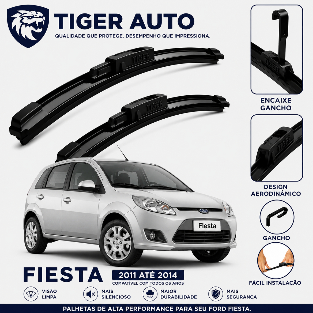 palheta dianteira Ford Fiesta 2011 ATÉ 2014