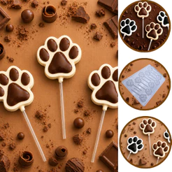 Forma Bwb Simples Sp Pirulito Pata Dog Cód. 3558. (CHOCO)