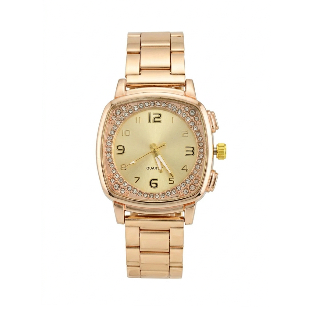 Relógio Feminino Lírio Rose Gold 35mm - XD Blogueira Elegante Premium
