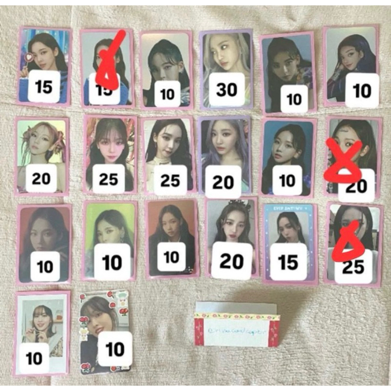 Photocards Oficiais aespa twice - Karina/Momo/Ningning kpop