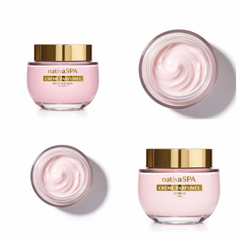 Crème Parfumèe Ultra Perfumado Nativa Spa Ameixa 200g, e Ameixa negra 200ml.