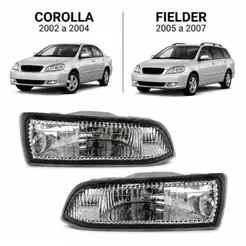 Par Farol De Milha Auxiliar Corolla 2002 2003 2004 Fielder 2005 2006 2007
