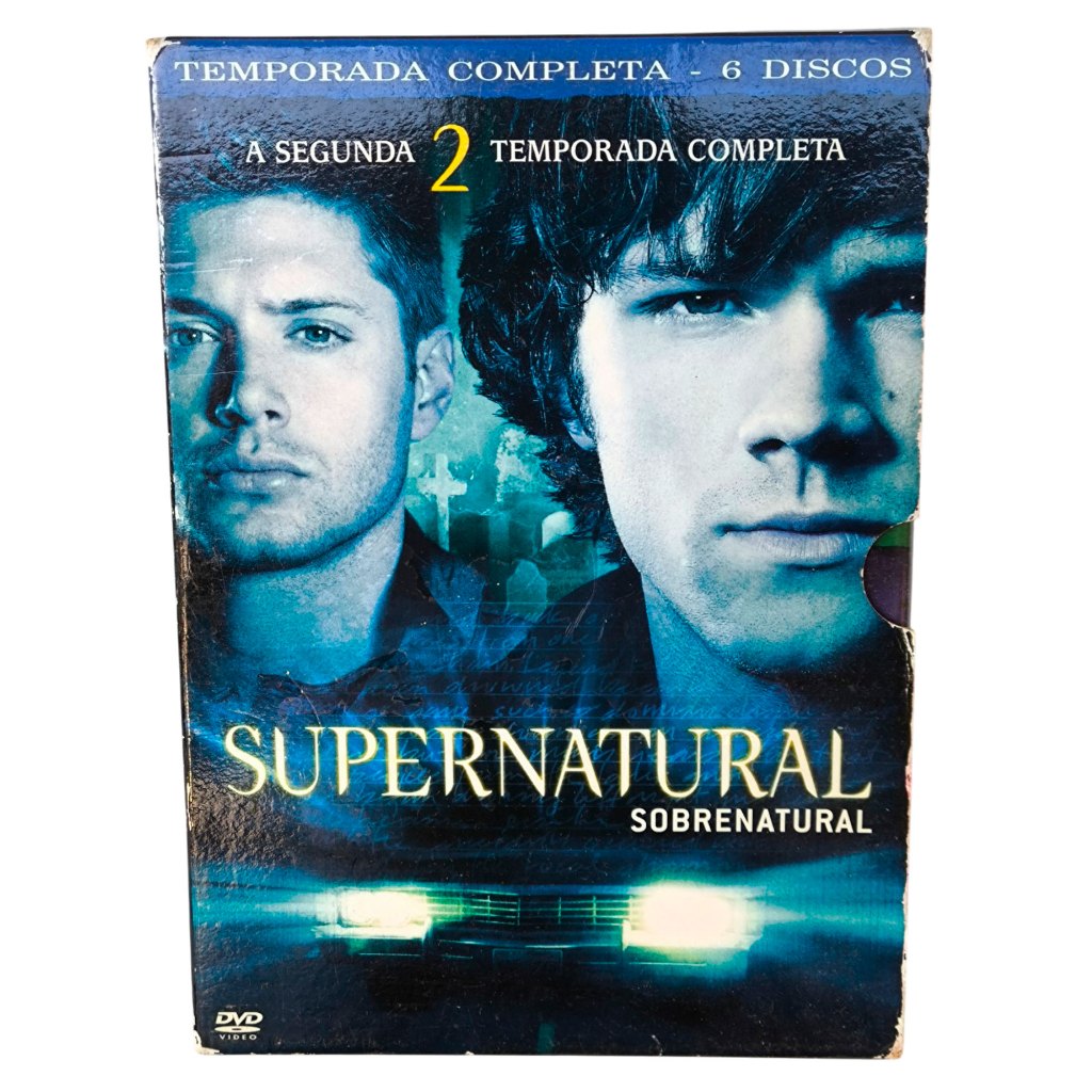 Box com a segunda temporada da série Supernatural