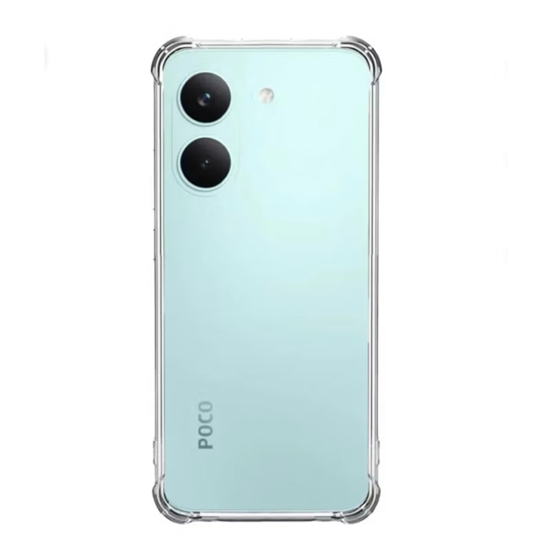 2X1 Xiaomi Poco X8 Pro 5G-Capa Transparente TPU Silicone + Pelicula Frontal Ceramica 3D