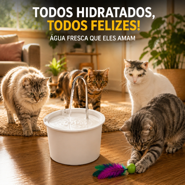 Fonte Bebedouro H2O PLUS usb + Pong — imagem 2 de 2