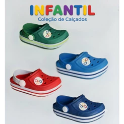 Babuche Infantil Menino Estilo Confortável Leve Macio Masculino