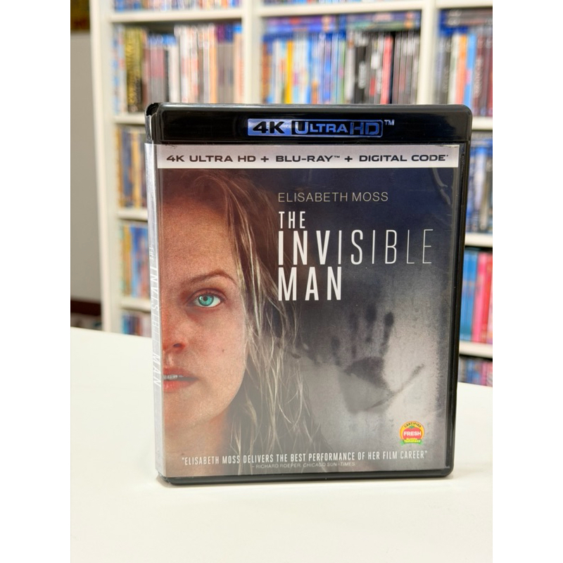 O Homem Invisível (THe Invisible Man) Blu-Ray 4K UHD+Blu-Ray novo