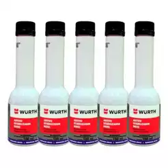 Kit 05 Aditivos Estabilizador de Diesel Wurth 100ml