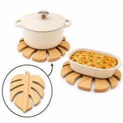kit Descanso panela travessa quente mesa posta de cozinha natal