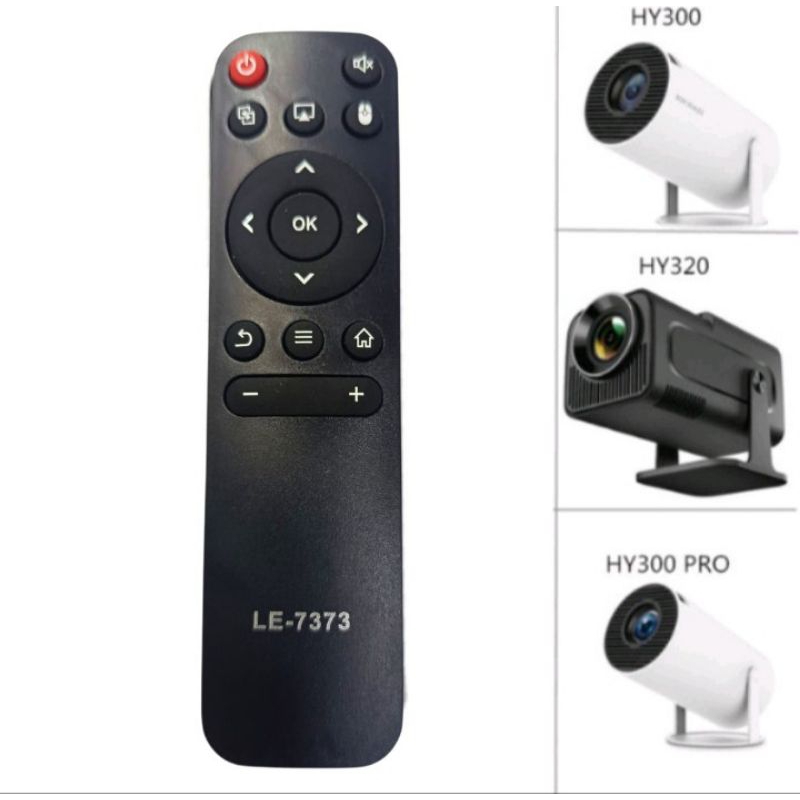 Controle Remoto compatível com projetor modelo HY300/HY320/HY300 PRÓ Mini Projetor LE -7373