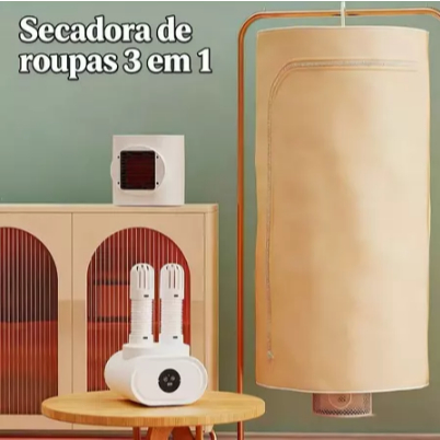 Secador Roupas Portátil Eletrico Secador Suspenso Cortina