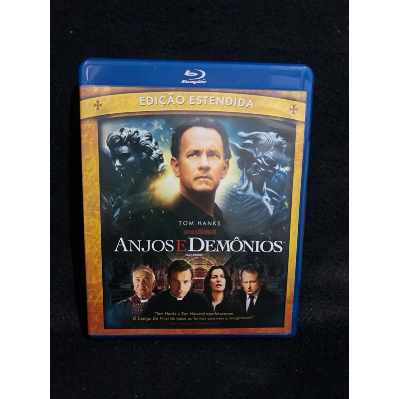 Anjos e Demônios Blu-ray Edição Estendida Original Tom Hanks Dan Brown Filme Suspense Ação