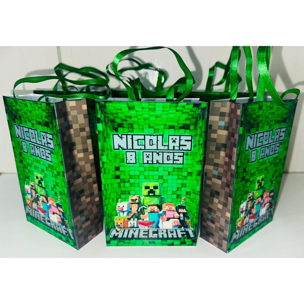 Sacolinhas Personalizadas Escolha seu tema / Lembrancinha Festa Infantil / Sacola Surpresa