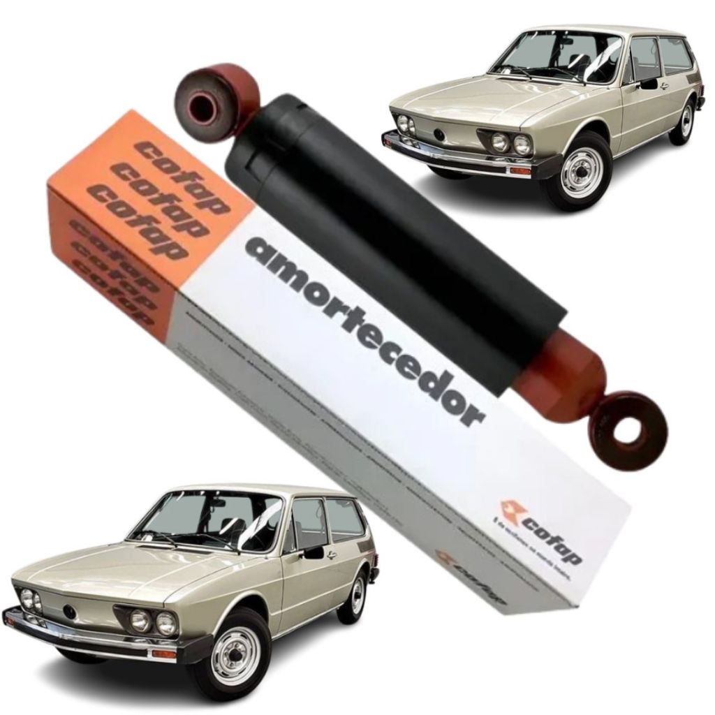 Par Amortecedor Traseiro Vw Fusca 1981 À 1996 Brasilia 1973 À 1982 Variant 1971 À 1976 Tl 1970 À 1976