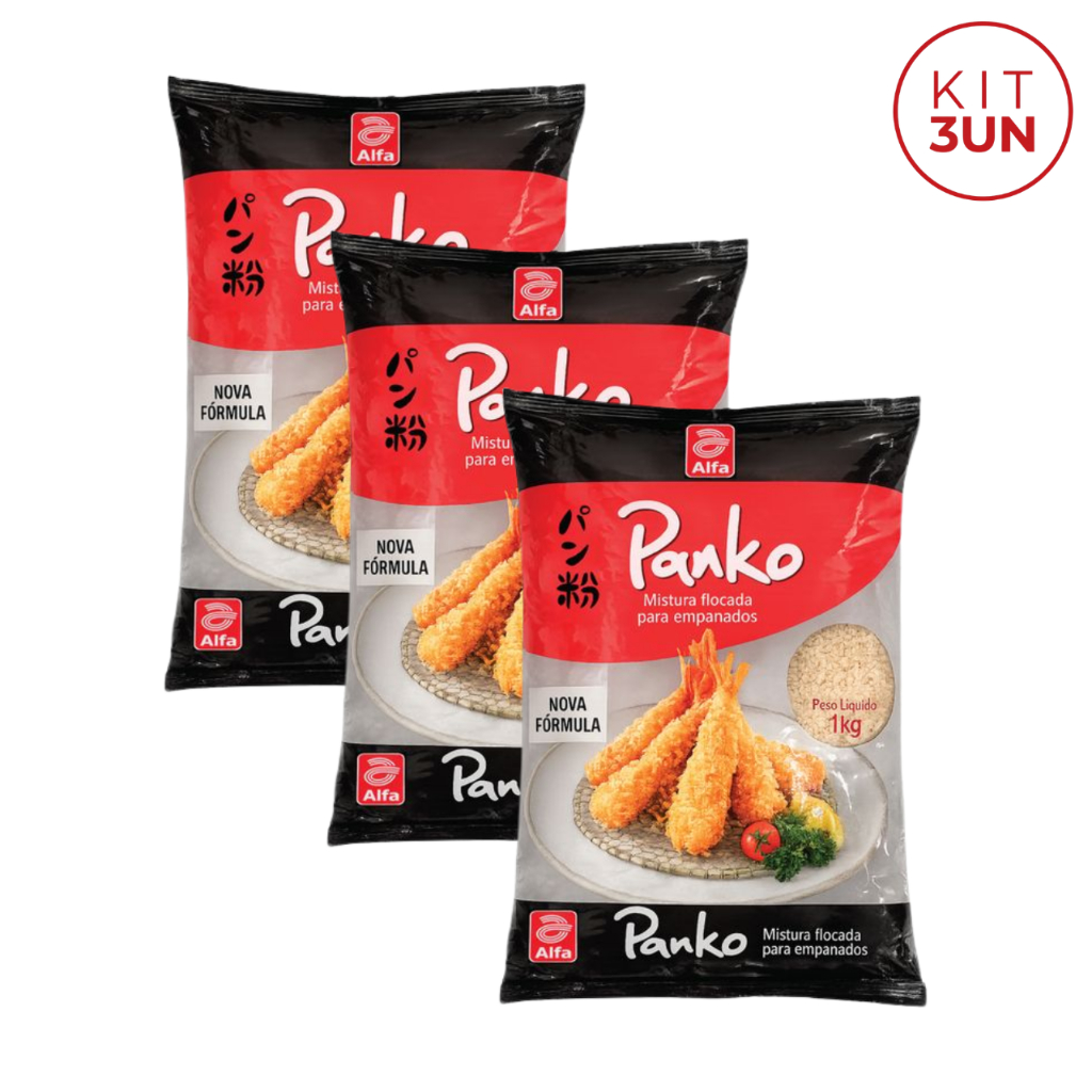 MISTURA FLOCADA PARA EMPANADOS PANKO 1Kg (3 pctes)