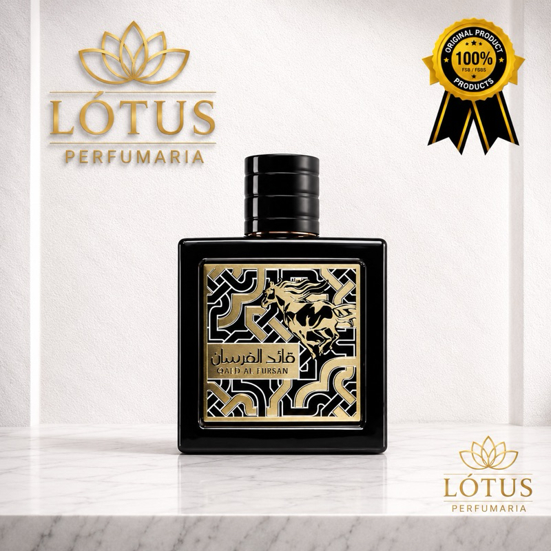 Perfume Árabe Unissex Lattafa Qaed Al Fursan- 90ml- Edp — R$ 149,00 em Shopee