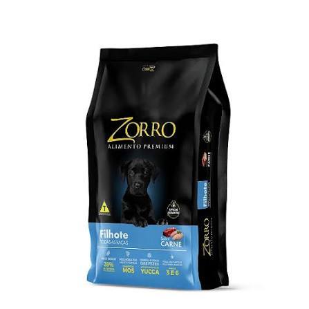 Ração Zorro para Cães Filhotes Todas as Raças 10,1Kg