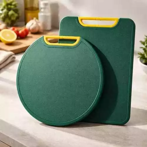 Tábua De Corte Antibacteriana À Prova De Mofo 35cm Com Suporte Em Pé Para Cozinha — imagem 1