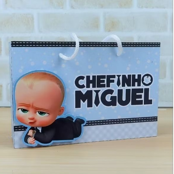 ENVIO RÁPIDO Kit festa Sacolinha Poderoso chefinho - lembrancinha poderoso chefinho - Fazemos em todos os temas
