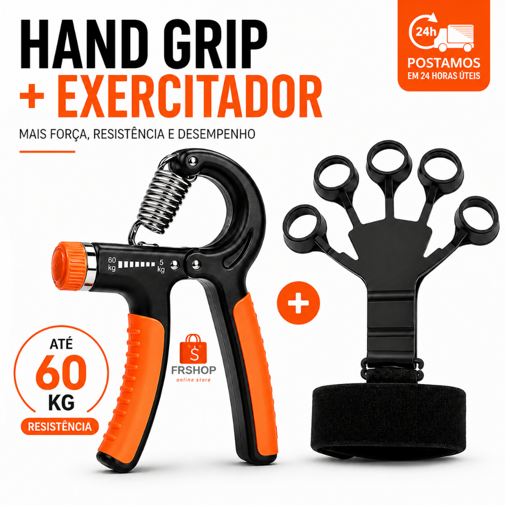 Hand Grip de Dedo Mais Flexor de Punho Ajustável Fisioterapia Exercício para Mãos
