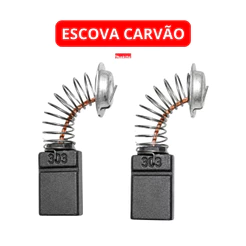 Escova de Carvão Serra Mármore Makita Cb-303 4100Nh2 4100Nh2z 4100Nh3 Original