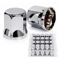 40 Capa Porca Roda Cromada Caminhão 32/33mm Sextavada