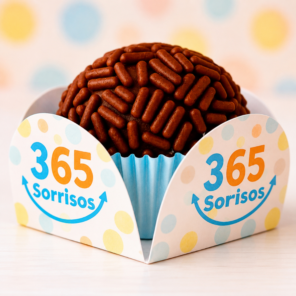 365 SORRISOS - Forminhas 4 Pétalas Nº 6 para Doces Docinhos Festa Aniversário