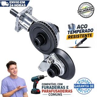 Adaptador Cortador de Chapa Universal para Furadeira e Parafusadeira Corte Preciso para A…