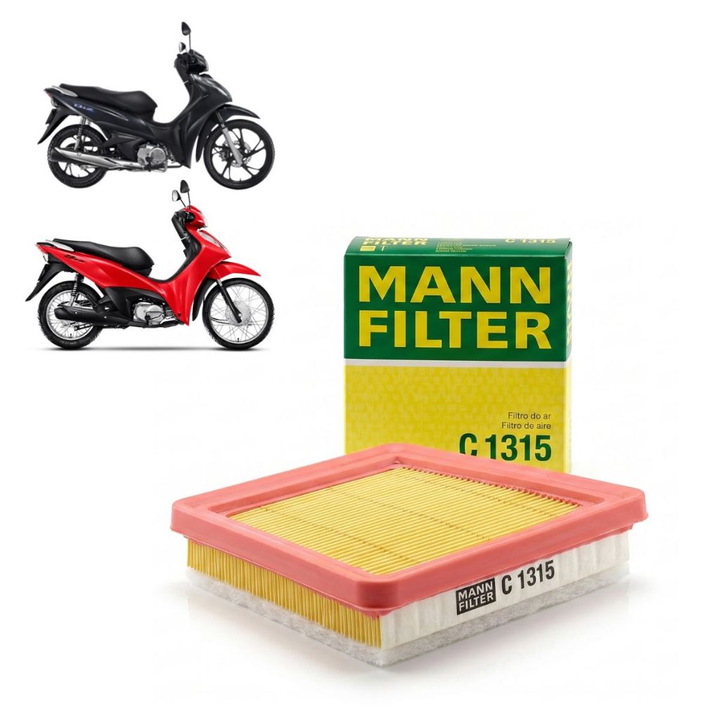 Filtro Ar Honda Biz ES KS 125 2005 A 2011 C1315 Mann Original