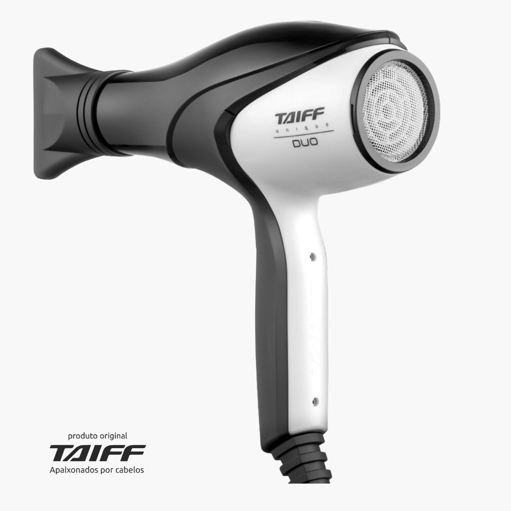 Secador Profissional Taiff Unique Duo Bivolt 2700W Íons Negativos Jato de Ar Frio
