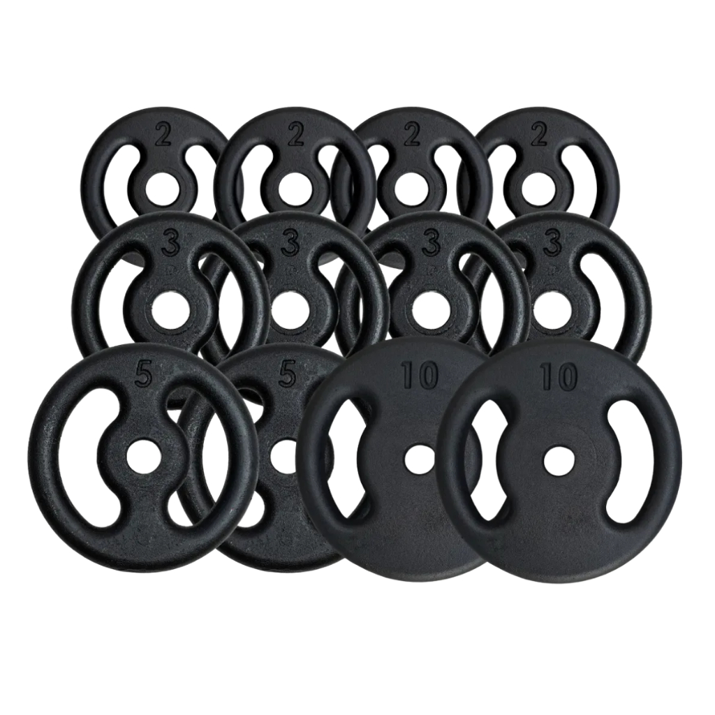 20kg Anilhas Diversificadas Pintadas Personalizável Furo 31mm Premium Peso Academia Casa Musculação