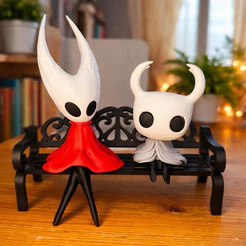Boneco Colecionável Estilo Hollow Knight | Impressão 3D em PLA