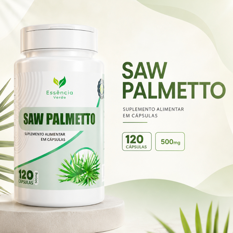 SAW PALMETTO 500mg | 120/240/360 Cápsulas - ORIGINAL
