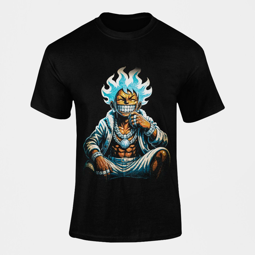 Camiseta Monkey D. Luffy Anime One Piece Unisex 100% Algodão Streetwear Cultura Geek