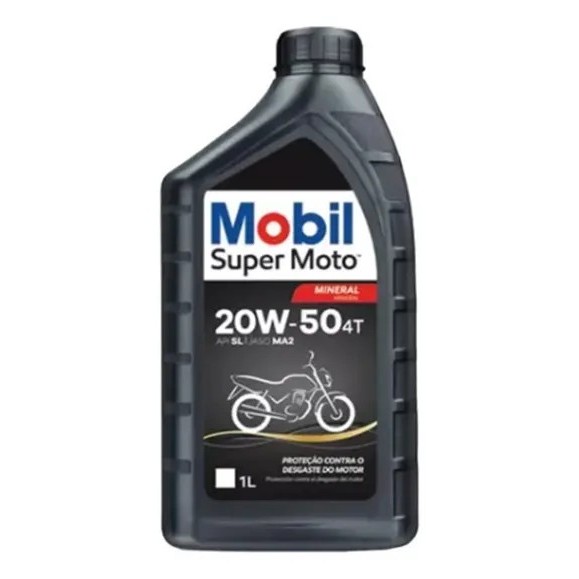 Oleo 20w50 Mobil Super moto 4 Tempo 1 litro