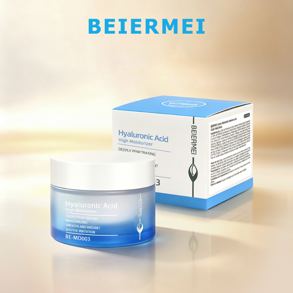 BEIERMEI Creme Hidratante Facial Hyaluronic Acid High Moisturizer 30ml Hidrataçã