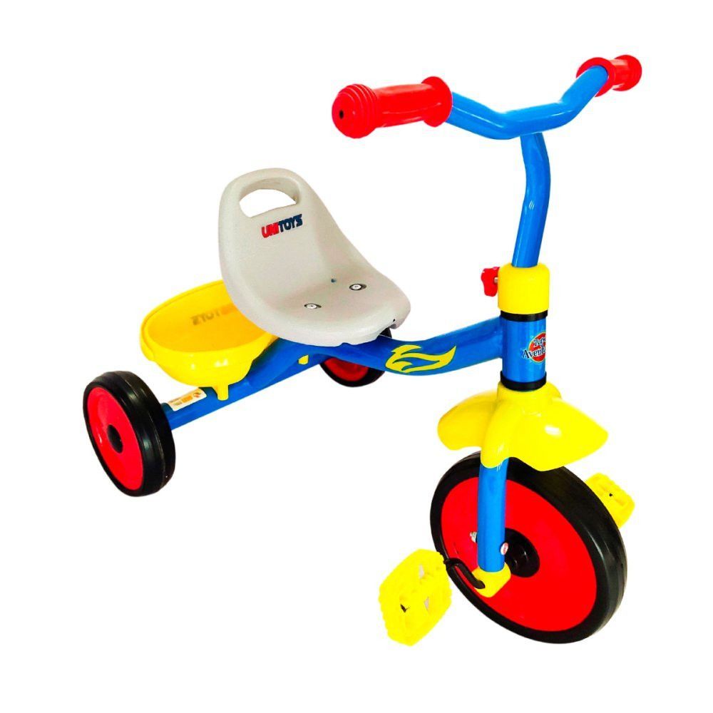 Triciclo Infantil AZUL/ROSA Passeio Pedal Crianças Brinquedo Primeira Bicicleta Coordenação Motora Equilíbrio Conforto