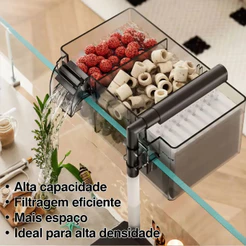 Filtro Externo Aquário 4 Em 1 Bomba Circulação Oxigenação