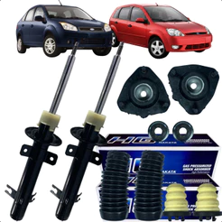 Kit Amortecedor Dianteiro Batente Coxim Fiesta 2003 2014